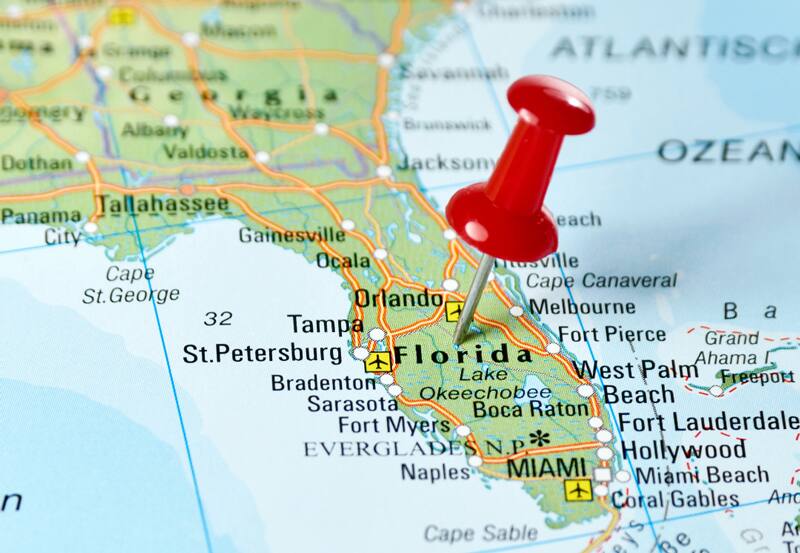 Map of Florida